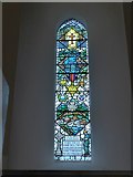 SN5981 : St Padarn, Llanbadarn Fawr: stained glass window (f) by Basher Eyre