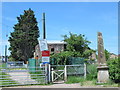 Slipe Lane, EN10, east of the level crossing