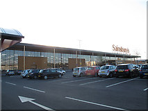 TQ4078 : Sainsbury's, Charlton Riverside: front view by Stephen Craven
