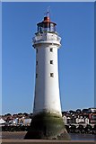 SJ3094 : Seaward side, New Brighton Lighthouse by El Pollock