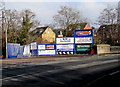 WJW name boards, Station Road, Cwmbran