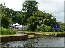SE5820 : Entrance to South Yorkshire Boat Club's moorings by Christine Johnstone