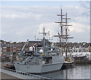J5082 : Two ships at Bangor by Rossographer