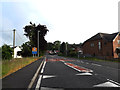 Entering Llangurig on the A44