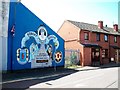 The Robert Dougan Plaque and Mural in Blythe Street off Sandy Row