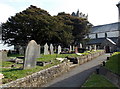 Churchyard and church, Ewenny