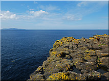 NG3815 : Cliff edge at Rubha an DÃ¹nain by John Allan