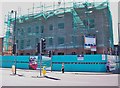 Social housing apartments under construction on the Lower Ormeau Road