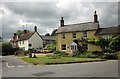 Green and houses, Broad Chalke