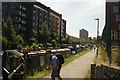 View along the Hertford Union Canal from the path