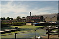 View of "Fish Island Riviera" from the River Lea Navigation