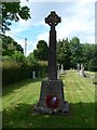 ST8286 : St Mary, Sopworth: war memorial by Basher Eyre