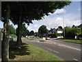 Roundabout at the junction of Avebury Avenue and Anstey Lane