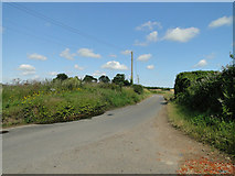 TG3529 : Larkey's Lane, Mill Road and Old School Road junction by Adrian S Pye