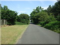 Minor road heading east near New Buildings