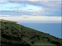 TR3442 : Langdon Hole, near Dover by Chris Whippet