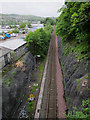 Railway cutting, Oban