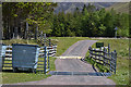 NN3391 : Cattle grid on the Glen Roy road by Nigel Brown