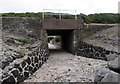 Under the railway from the beach, Ferryside  