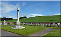 NS2515 : War Graves at Dunure Cemetery by Mary and Angus Hogg
