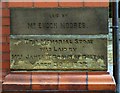 SJ9394 : Memorial Stones on Haughton Green Sunday School by Gerald England