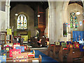 The church of All Saints in Hopton (interior)