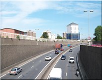 J3375 : View north-eastwards along the Westlink (A12) by Eric Jones