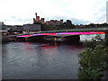 NH6645 : Ness Bridge and Inverness Castle at dusk by Malc McDonald