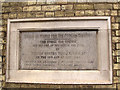 Morris Road bridge: datestone