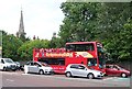 City Sightseeing Belfast tour bus on the Clifton Road