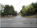 Church Road at the junction of Marlow Road