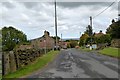 Dry stone wall and stone houses in Glaisdale