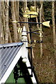 Diamond Jubilee weather vane on Whitebrook Village Hall