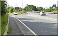 Slip road along the A500 in Wolstanton