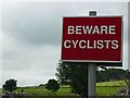 SK1562 : Beware cyclists! by Steve  Fareham