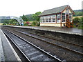 TG1141 : Looking across to the signalbox at Weybourne station by Marathon