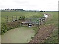 ST3327 : Sluice on Hay Moor main drain by Roger Cornfoot