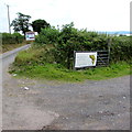 Junction for  Marsh Water Ponds coarse fishery near Kidwelly