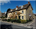 Victorian houses on the corner of Abbey Row and Mill Lane, Malmesbury