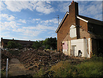TL4660 : Water Lane demolition starts by Hugh Venables
