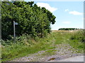 Footpath sign off Horton Lane