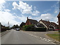 TM2972 : Framlingham Road, Laxfield by Geographer