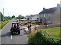 Agricultural traffic on the Old Road between Dundrum and Newcastle