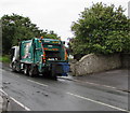 Wheelie bin lorry in Lamphey