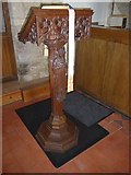 SS5937 : St Peter, Shirwell: lectern by Basher Eyre