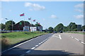 A46 approaching junction to Willoughby