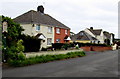 Houses on the north side of The Ridgeway, Lamphey