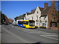 Bus passing the Rancliffe Arms, Bunny