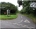 Postbox and BT phonebox, East  Trewent