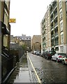 TQ3082 : West on Wicklow Street, St Pancras, London, in the rain by Robin Stott